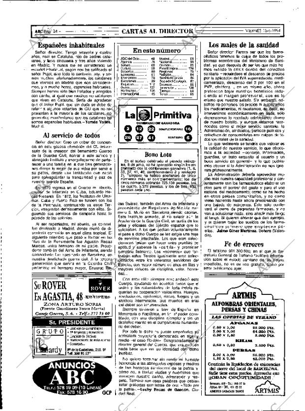 ABC MADRID 10-06-1994 página 24
