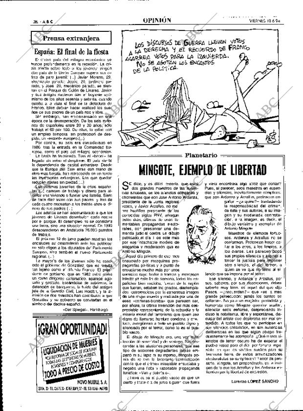 ABC MADRID 10-06-1994 página 28