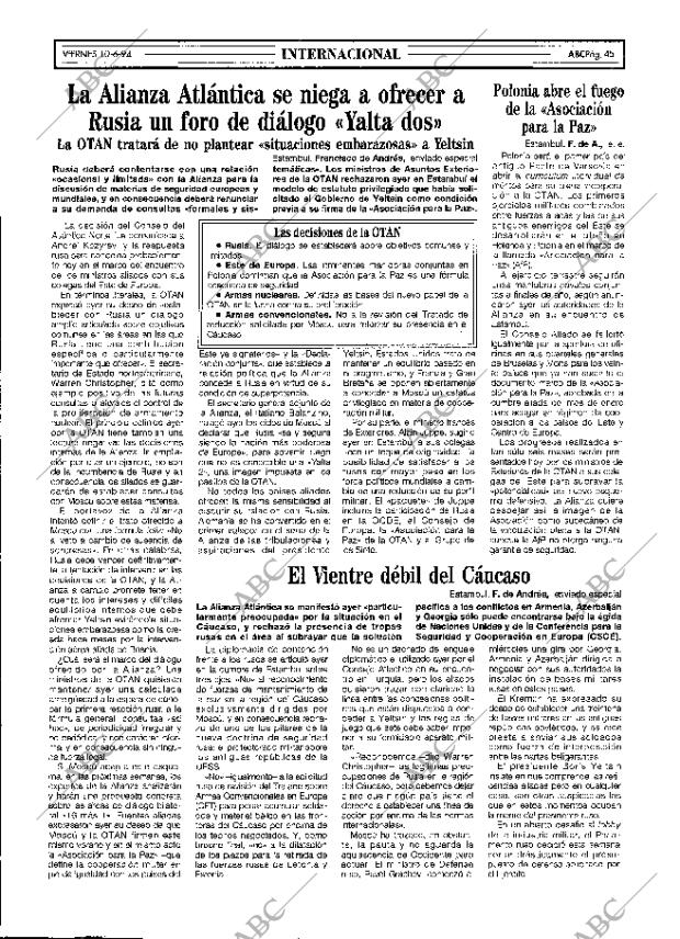 ABC MADRID 10-06-1994 página 45