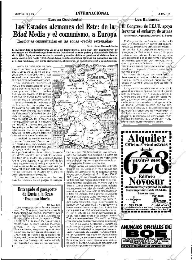 ABC MADRID 10-06-1994 página 47