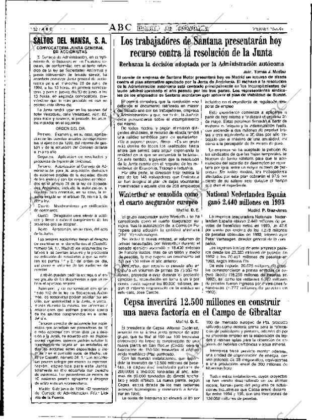 ABC MADRID 10-06-1994 página 52