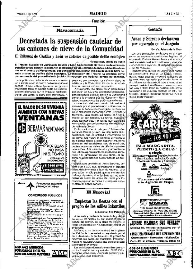 ABC MADRID 10-06-1994 página 75