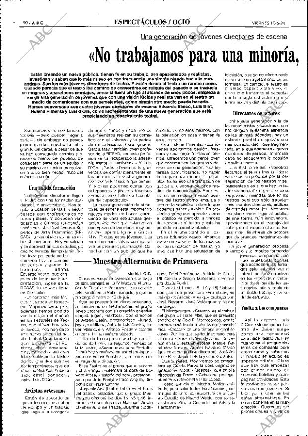 ABC MADRID 10-06-1994 página 90