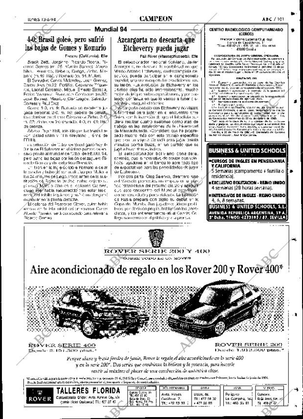 ABC SEVILLA 13-06-1994 página 101