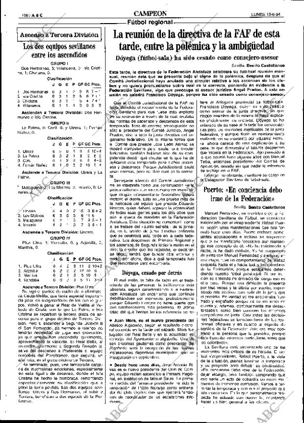ABC SEVILLA 13-06-1994 página 108
