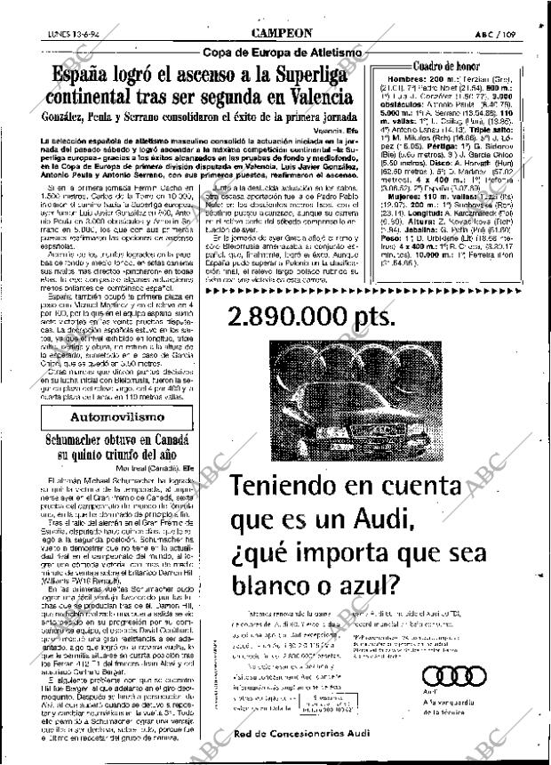ABC SEVILLA 13-06-1994 página 109