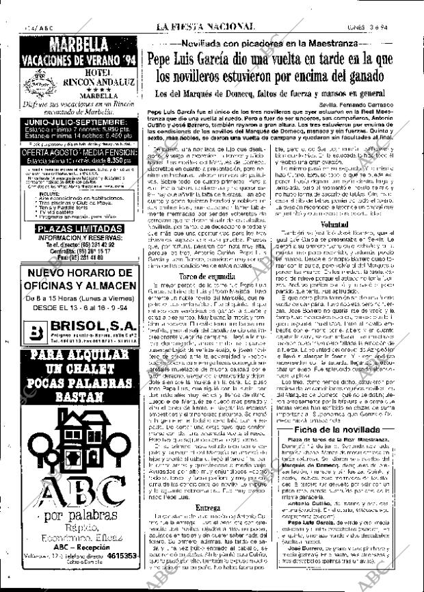 ABC SEVILLA 13-06-1994 página 114