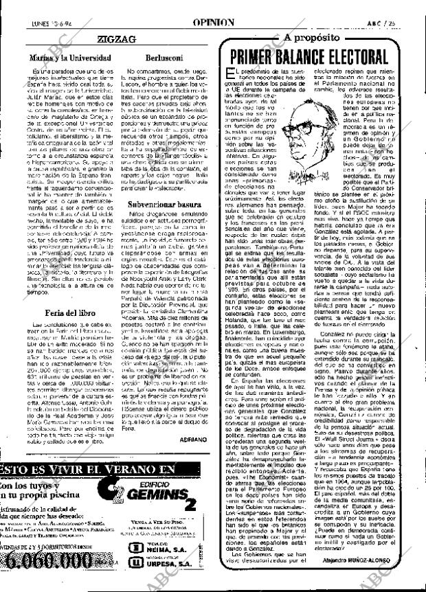 ABC SEVILLA 13-06-1994 página 25