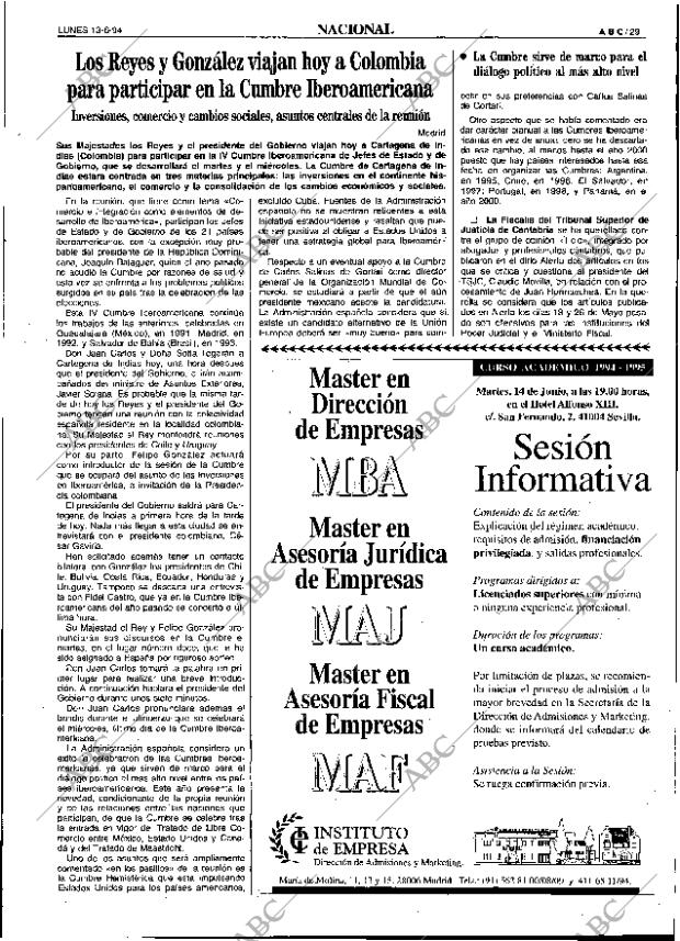 ABC SEVILLA 13-06-1994 página 29