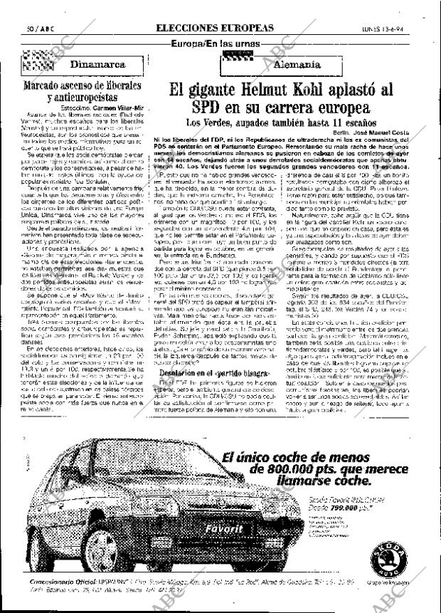ABC SEVILLA 13-06-1994 página 50