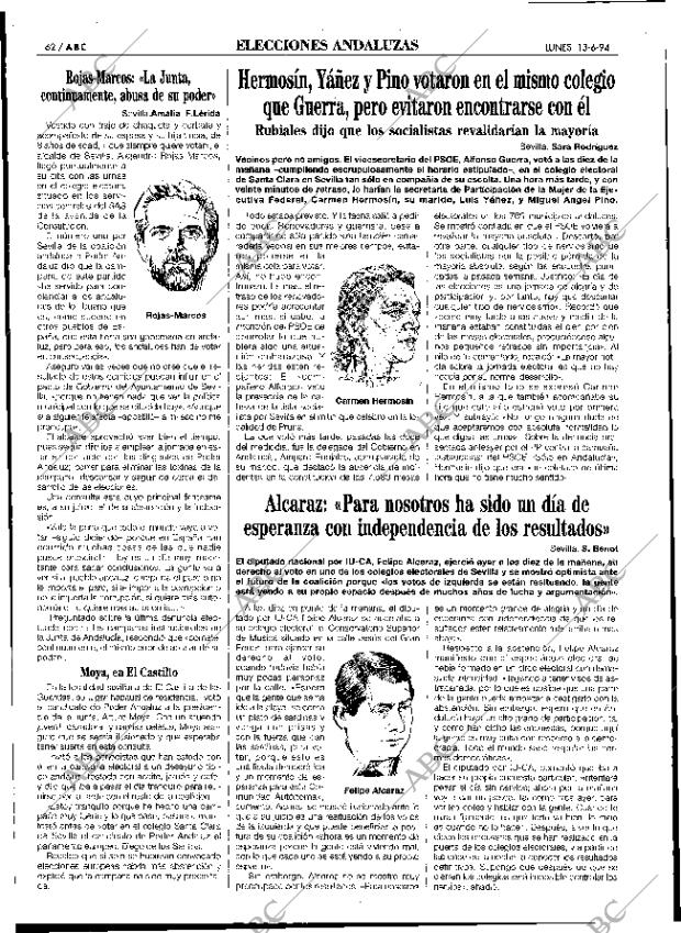 ABC SEVILLA 13-06-1994 página 62