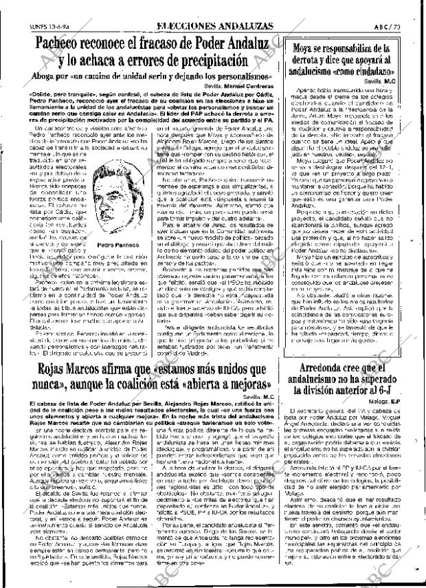 ABC SEVILLA 13-06-1994 página 73