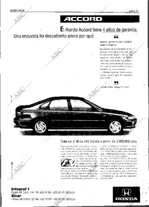 ABC SEVILLA 13-06-1994 página 77