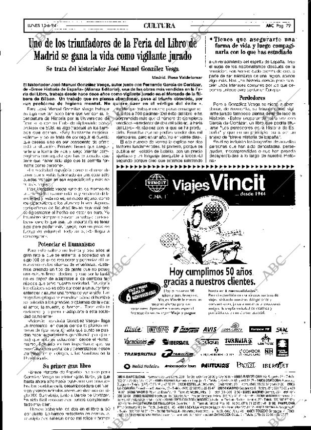 ABC SEVILLA 13-06-1994 página 79