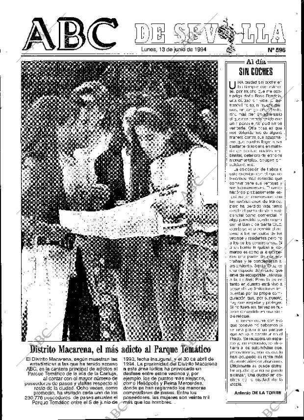 ABC SEVILLA 13-06-1994 página 83