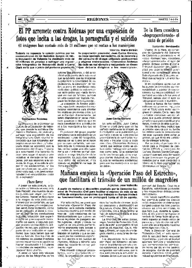 ABC MADRID 14-06-1994 página 108