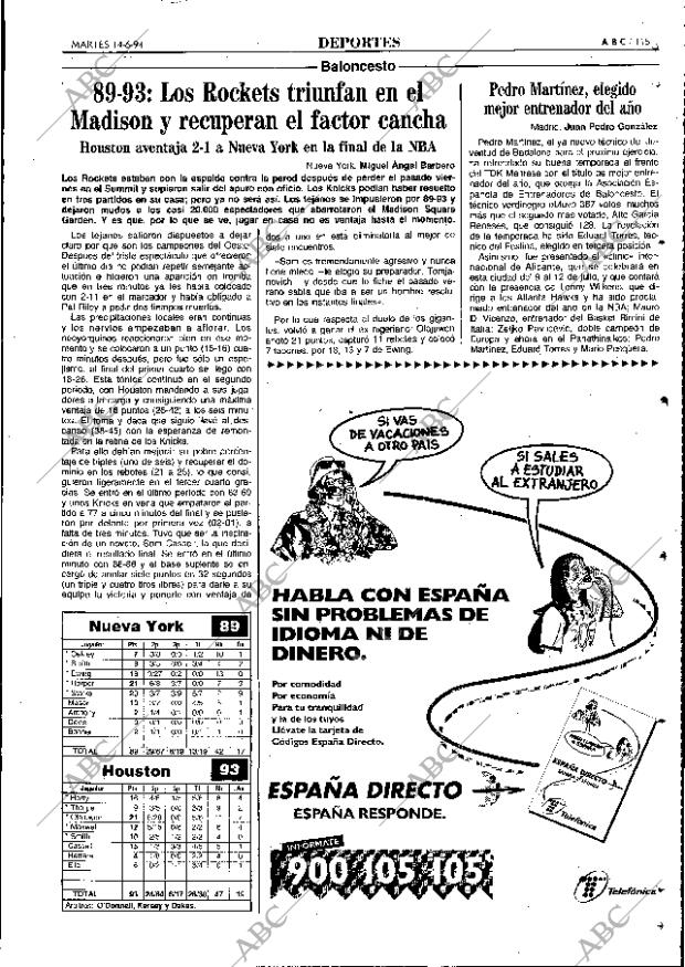 ABC MADRID 14-06-1994 página 115