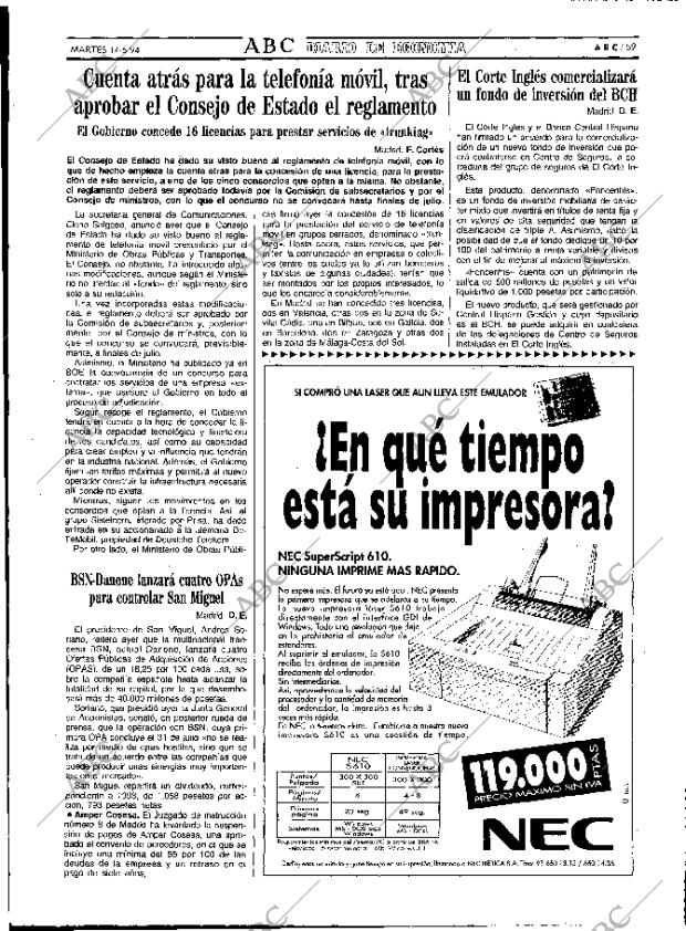 ABC MADRID 14-06-1994 página 59