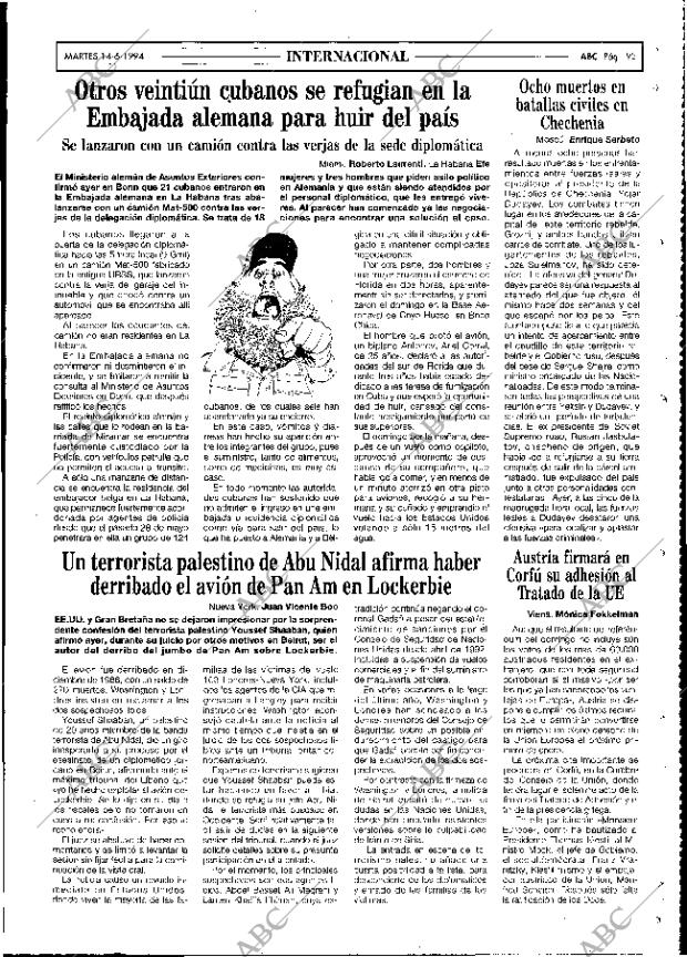 ABC MADRID 14-06-1994 página 95