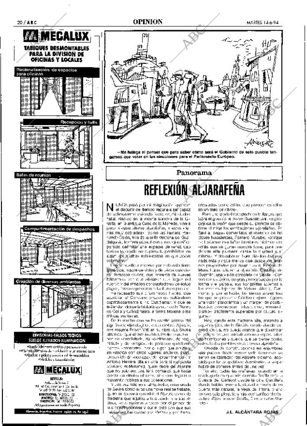 ABC SEVILLA 14-06-1994 página 20