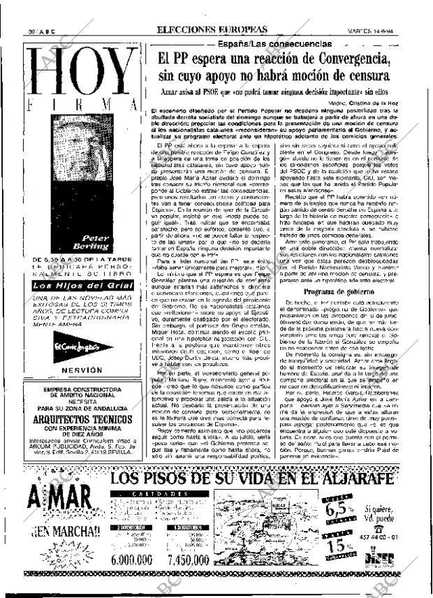 ABC SEVILLA 14-06-1994 página 30