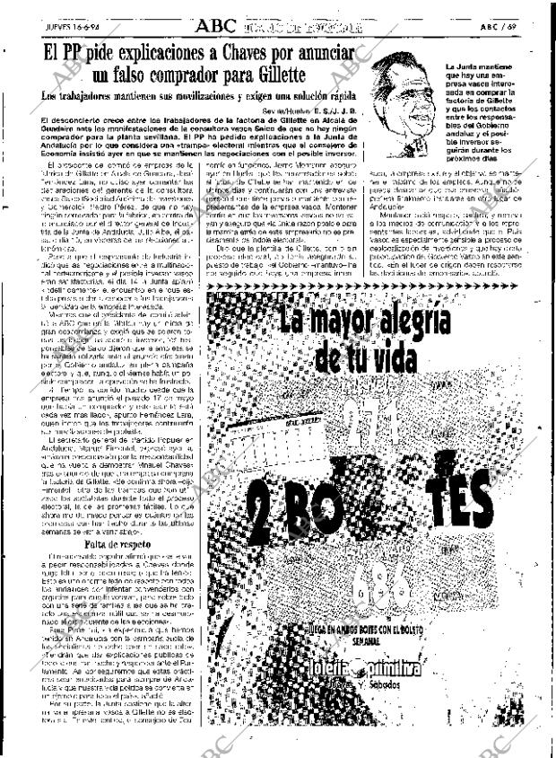 ABC SEVILLA 16-06-1994 página 69