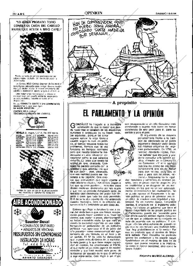 ABC SEVILLA 18-06-1994 página 20