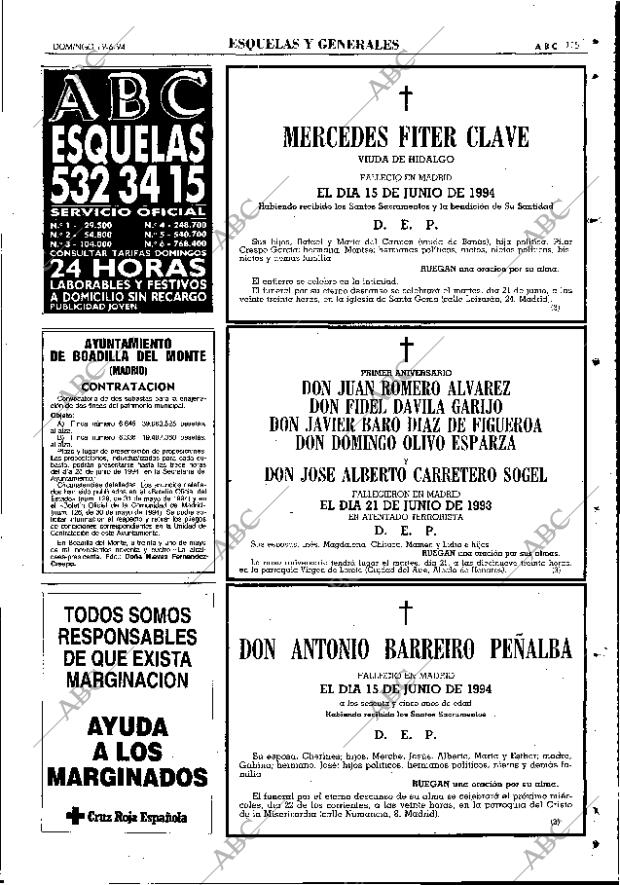 ABC MADRID 19-06-1994 página 115