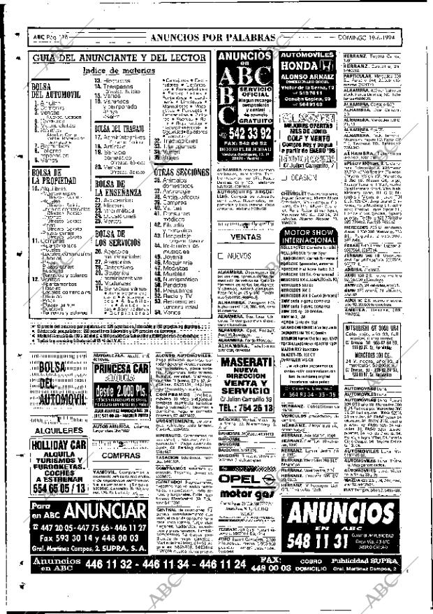 ABC MADRID 19-06-1994 página 116