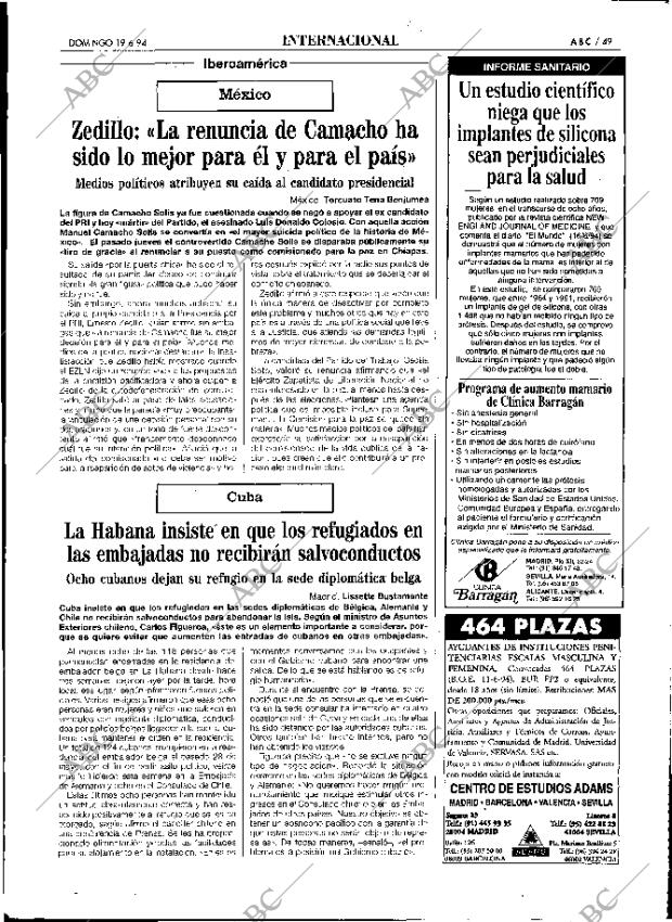 ABC MADRID 19-06-1994 página 49