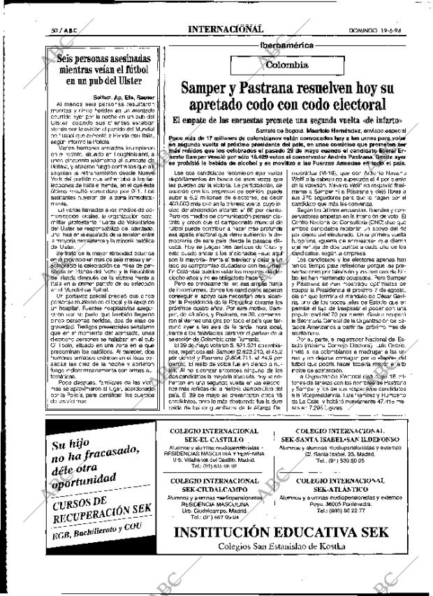 ABC MADRID 19-06-1994 página 50