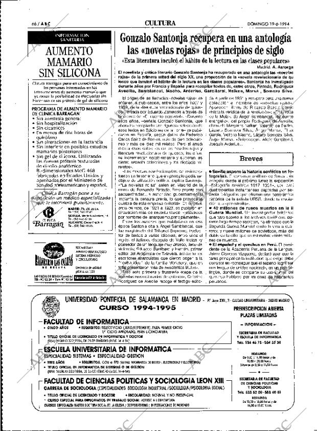 ABC MADRID 19-06-1994 página 66