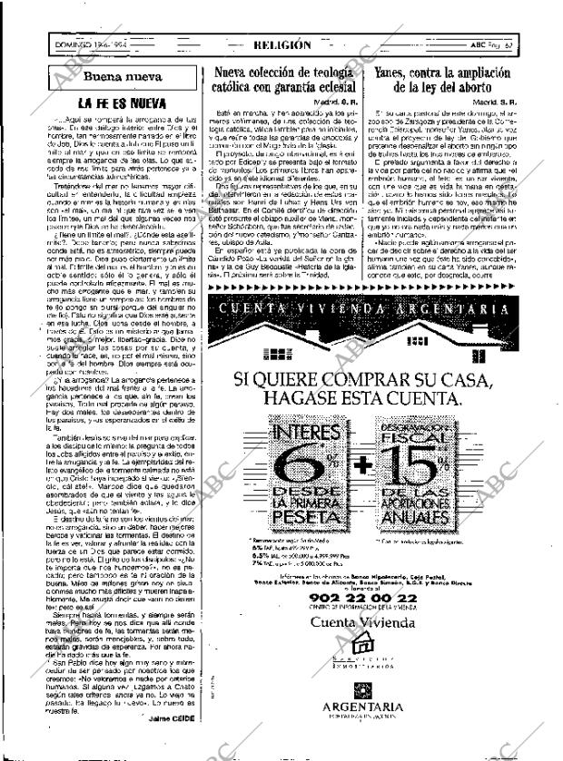 ABC MADRID 19-06-1994 página 67
