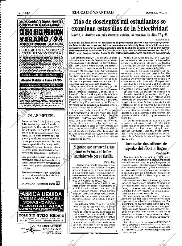 ABC MADRID 19-06-1994 página 68