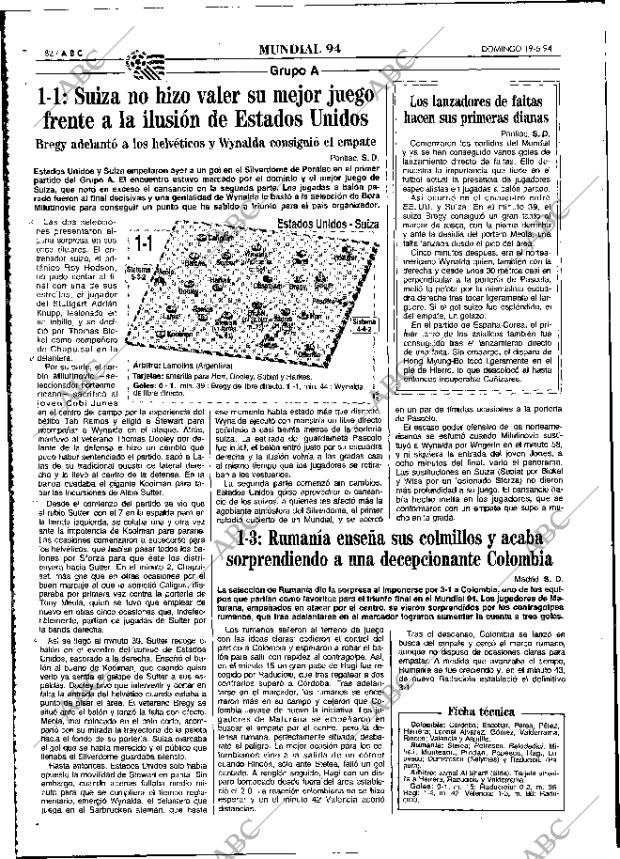 ABC MADRID 19-06-1994 página 82