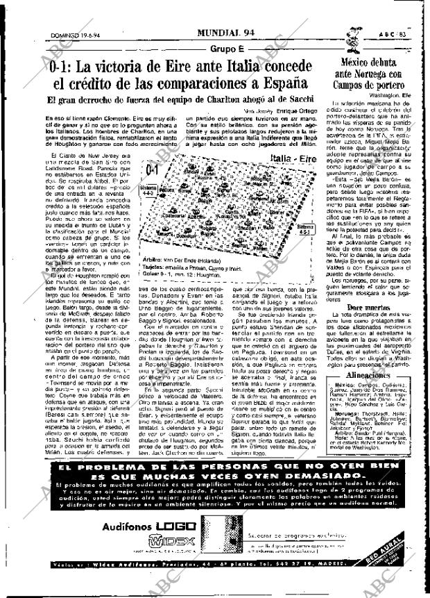 ABC MADRID 19-06-1994 página 83