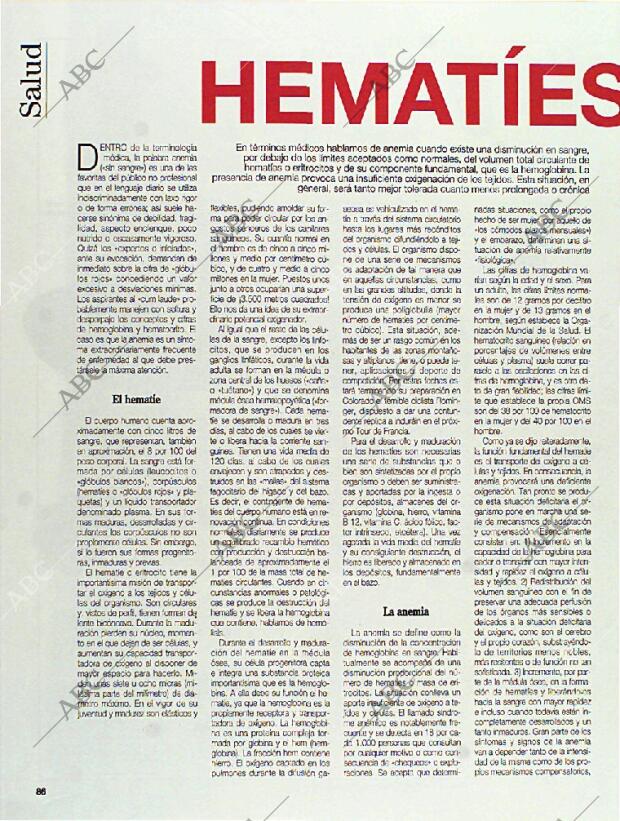 BLANCO Y NEGRO MADRID 19-06-1994 página 86