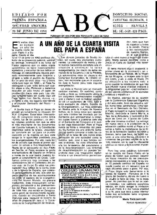 ABC SEVILLA 20-06-1994 página 3