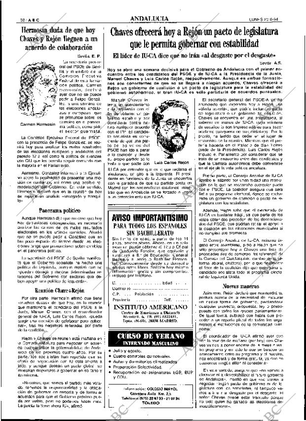 ABC SEVILLA 20-06-1994 página 38
