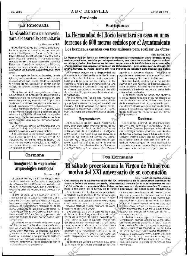 ABC SEVILLA 20-06-1994 página 52