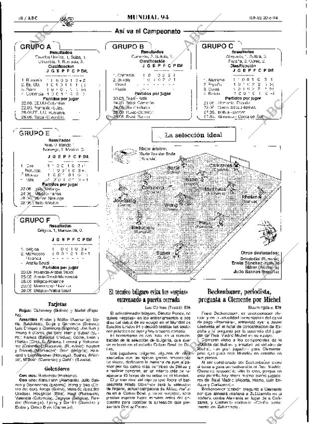 ABC SEVILLA 20-06-1994 página 58