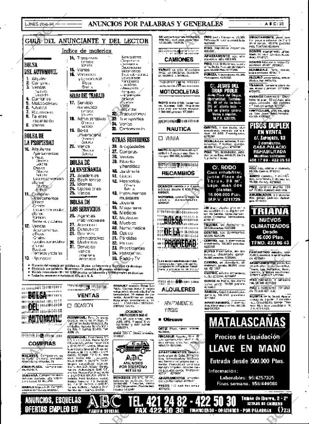 ABC SEVILLA 20-06-1994 página 93