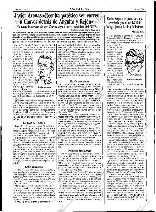 ABC SEVILLA 23-06-1994 página 39