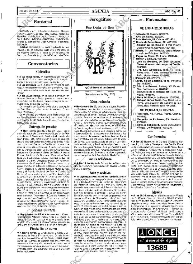 ABC SEVILLA 23-06-1994 página 83