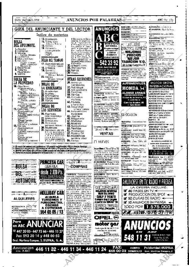 ABC MADRID 26-06-1994 página 115