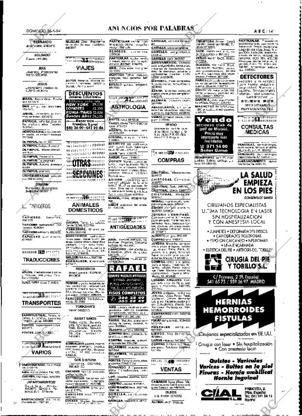 ABC MADRID 26-06-1994 página 141