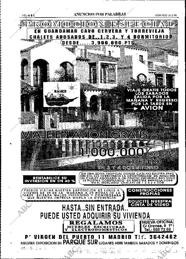 ABC MADRID 26-06-1994 página 148