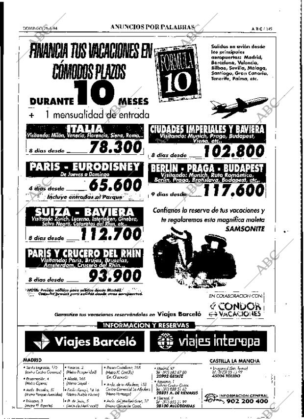 ABC MADRID 26-06-1994 página 149