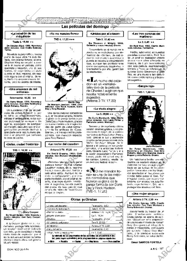 ABC MADRID 26-06-1994 página 157