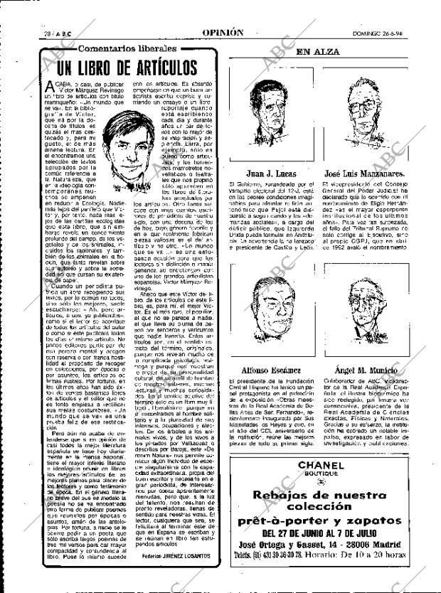 ABC MADRID 26-06-1994 página 28